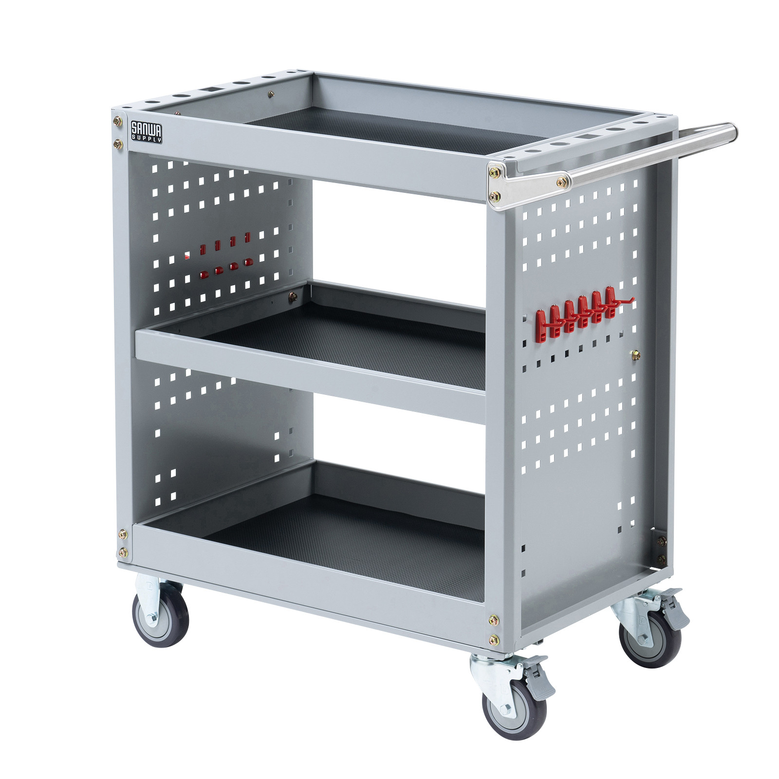 サンワサプライ ツールワゴン (CART-FA4SV) ※お客様組立品|その他店舗用品