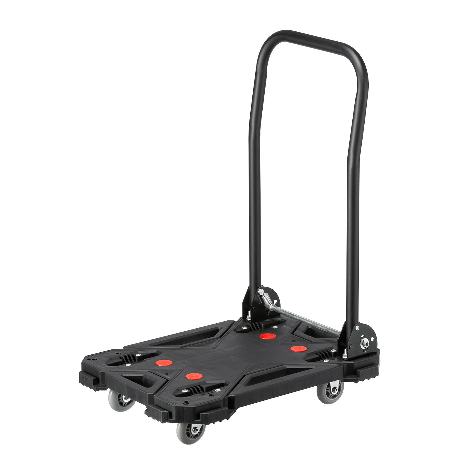 サンワサプライ 取っ手つき台車　小 (CART-FA8HBK) ※完成品