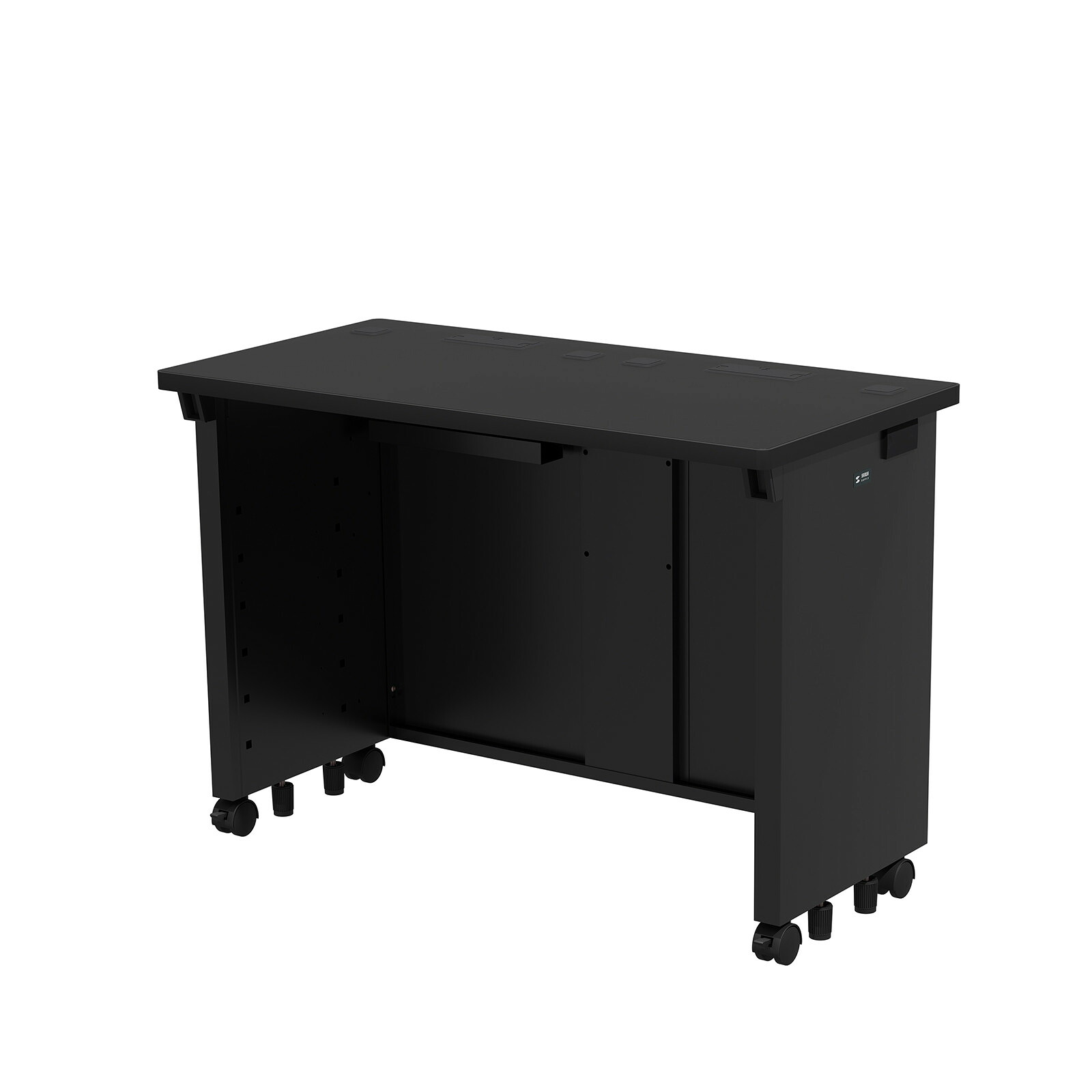 (受注生産品) サンワサプライ eデスク(ブラック)W1000×D500×H700 (ED-SK10050BK) ※お客様組立品