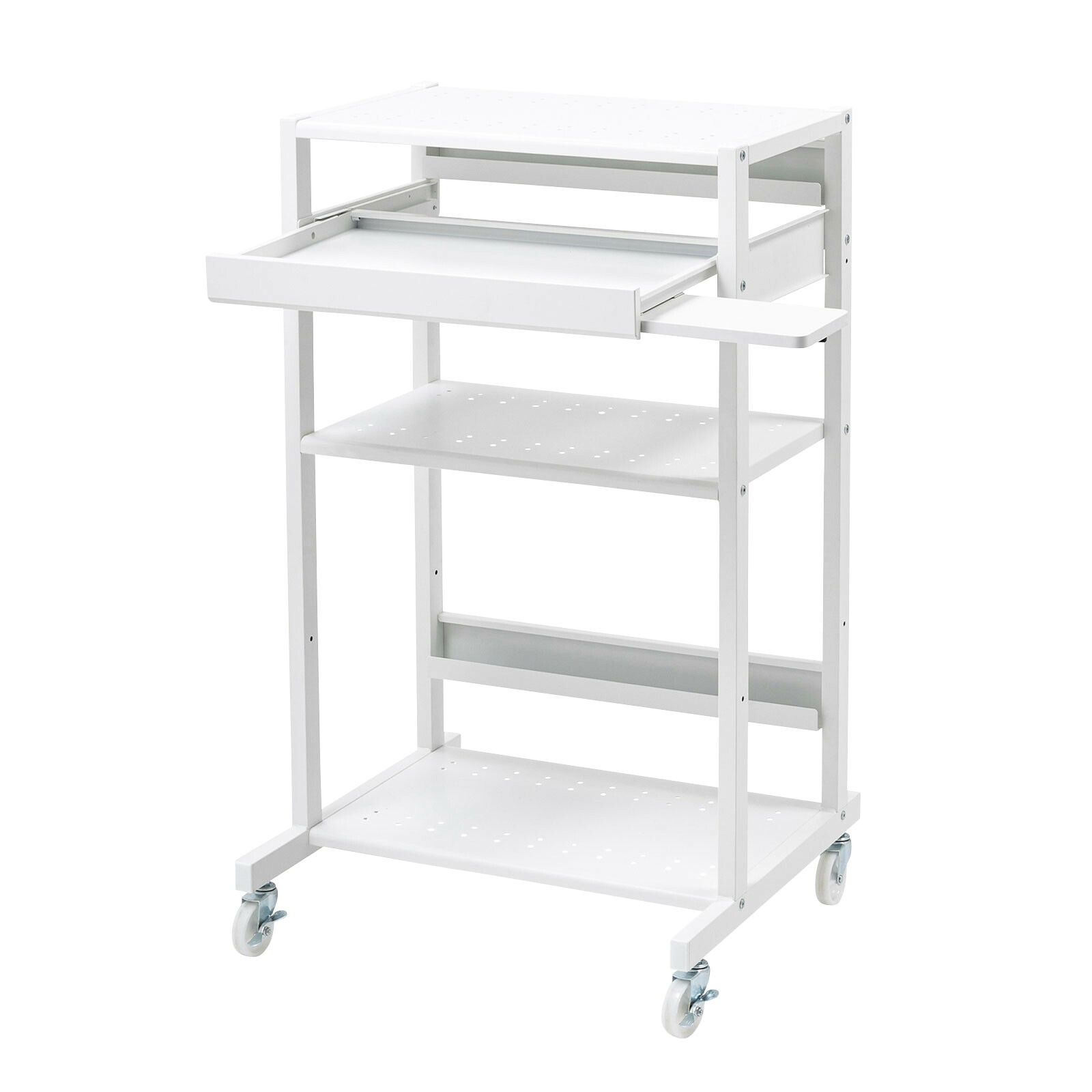 サンワサプライ RoHS10対応ハイスタンドパソコンラック（W650×D610mm） (RAC-508) ※お客様組立品