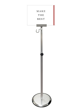 常磐精工 スマートガイドポールスライド 2コーナー A4横 SMGP135-2CA4Y|【店舗用品】