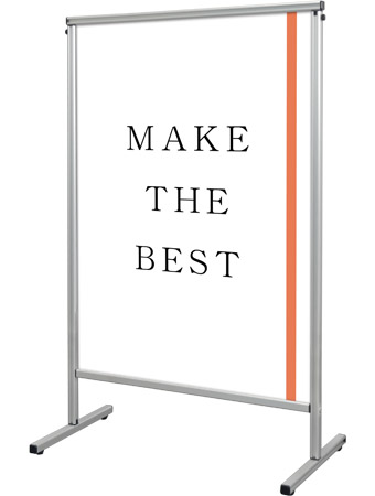 常磐精工 ボードスタンド スマートメッセージスタンド B1片面 SMMSAC-B1K|【店舗用品】