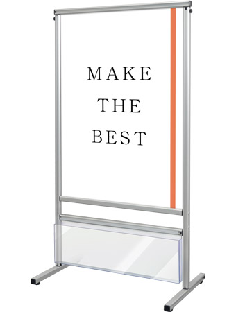 常磐精工 ボードスタンド スマートメッセージスタンド A1片面カタログケース付 SMMSACK-A1K|【店舗用品】