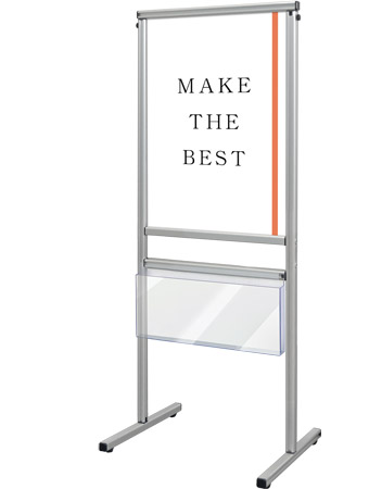 常磐精工 ボードスタンド スマートメッセージスタンド A2片面カタログケース付 SMMSACK-A2K|【店舗用品】