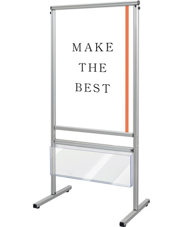 常磐精工 ボードスタンド スマートメッセージスタンド B2片面カタログケース付 SMMSACK-B2K|【店舗用品】