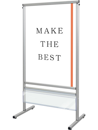 常磐精工 ボードスタンド スマートメッセージスタンド A1片面パンフレットケース付 SMMSACP-A1K|【店舗用品】