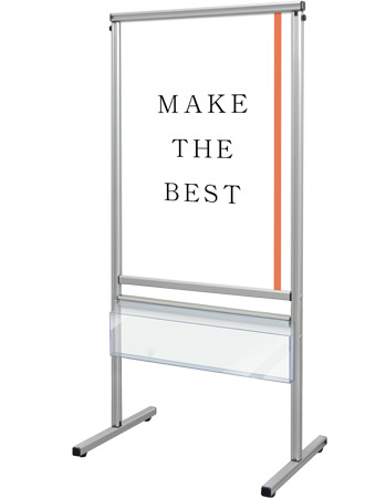 常磐精工 ボードスタンド スマートメッセージスタンド B2片面パンフレットケース付 SMMSACP-B2K|【店舗用品】