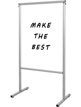 常磐精工 マーカースタンド スマートメッセージスタンドホワイトボード A1 SMMSWB-A1|【店舗用品】