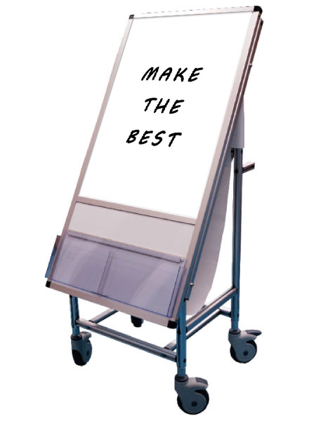 常磐精工 フリースタンド サポートサイン車いすホワイトボード カタログケース付 SPS-ISU-WBKC|【店舗用品】