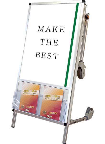 常磐精工 フリースタンド サポートサインショートストレッチャーアクリルカバー(下部カタログケース) SPS-STANKA-ACKC|【店舗用品】