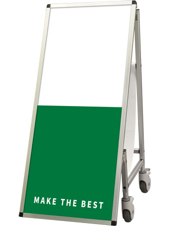 常磐精工 フリースタンド サポートサインスマート車いす白複合板 SPSS-ISU-AP|【店舗用品】