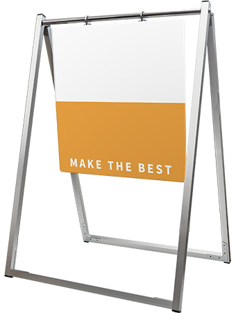 常磐精工 ボードスタンド スイングサインアルミ複合板 450×450 SWSAP-450X450|【店舗用品】