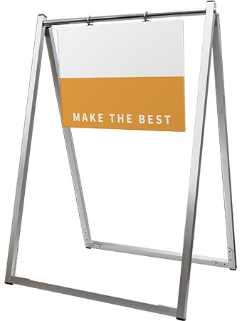 常磐精工 ボードスタンド スイングサインアルミ複合板 A3横 SWSAP-A3Y|【店舗用品】