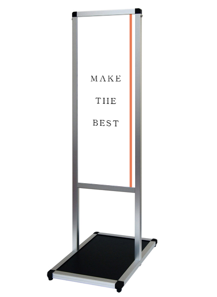 常磐精工 ポスタースタンド バリウスメッセージスタンド A3縦縦 VAMSAC-A3TT|【店舗用品】