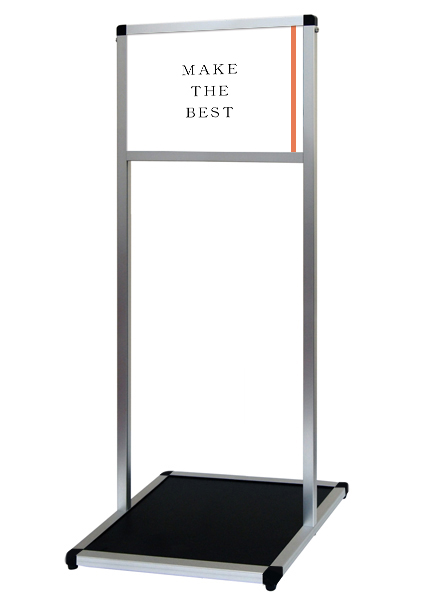 常磐精工 ポスタースタンド バリウスメッセージスタンド A3横 VAMSAC-A3Y|【店舗用品】