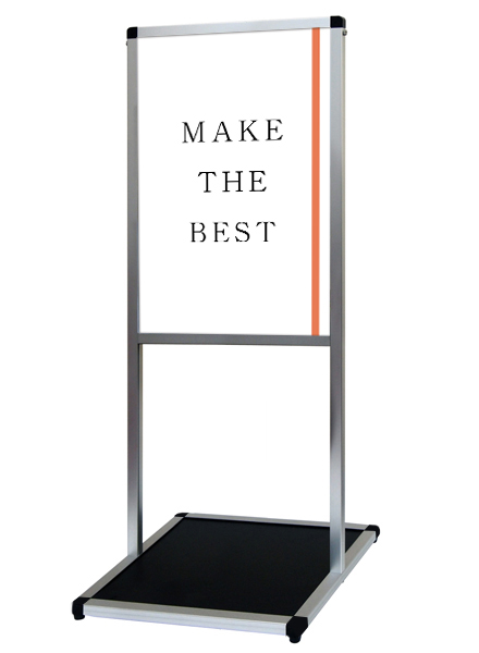常磐精工 ポスタースタンド バリウスメッセージスタンド B2縦 VAMSAC-B2T|【店舗用品】