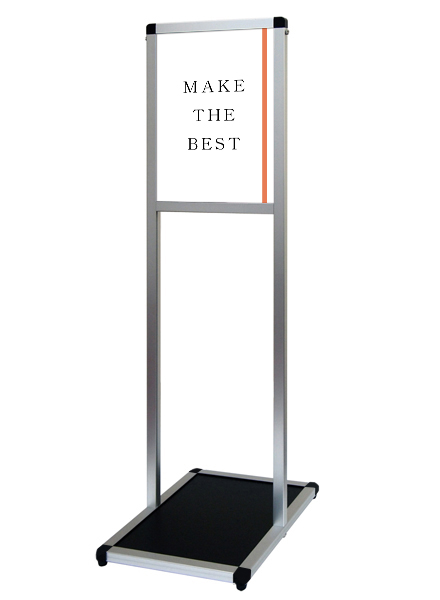 常磐精工 ポスタースタンド バリウスメッセージスタンド B4縦 VAMSAC-B4T|【店舗用品】