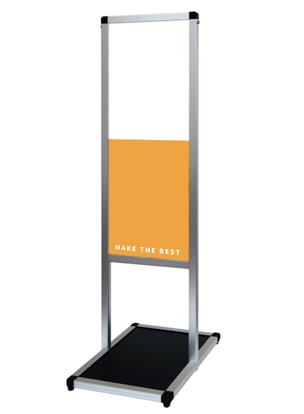 常磐精工 ボードスタンド バリウスメッセージスタンド アルミ複合板 A3縦縦 VAMSAP-A3TT|【店舗用品】