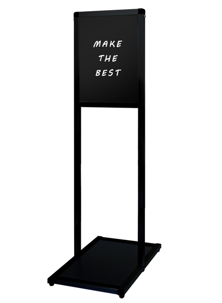 常磐精工 マーカースタンド ブラックバリウスメッセージスタンド ブラックボード A3縦 BVAMSBB-A3T|【店舗用品】