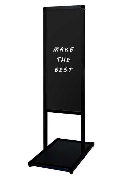 常磐精工 マーカースタンド ブラックバリウスメッセージスタンド ブラックボード A3縦縦 BVAMSBB-A3TT|【店舗用品】