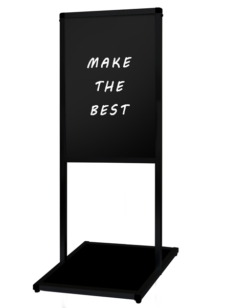 常磐精工 マーカースタンド ブラックバリウスメッセージスタンド ブラックボード B2縦 BVAMSBB-B2T|【店舗用品】