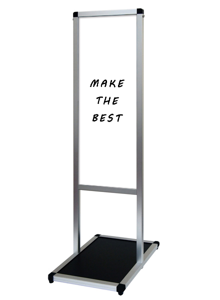常磐精工 マーカースタンド バリウスメッセージスタンド ホワイトボード A3縦縦 VAMSWB-A3TT|【店舗用品】