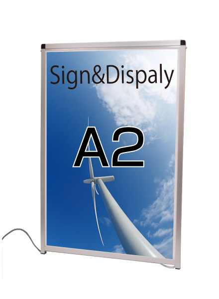 常磐精工 壁面サイン バリウスパネルLED A2 屋外用 VAPALED-A2|LEDポスターパネル