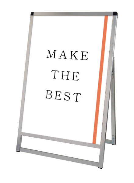 常磐精工 ポスタースタンド バリウススタンド看板 A1ロウ片面 VASKAC-A1LK|【店舗用品】