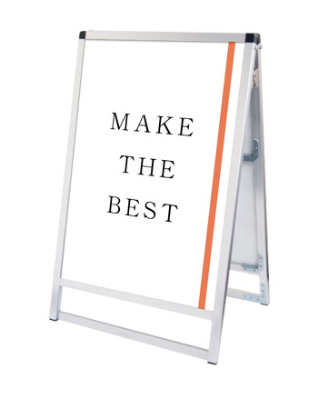 常磐精工 ポスタースタンド バリウススタンド看板 A1ロウ両面 VASKAC-A1LR|【店舗用品】