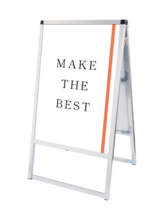 常磐精工 ポスタースタンド バリウススタンド看板 A2両面 VASKAC-A2R|【店舗用品】