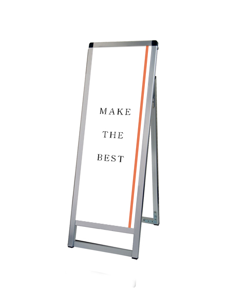 常磐精工 ポスタースタンド バリウススタンド看板 A3縦縦ロウ片面 VASKAC-A3TTLK|【店舗用品】