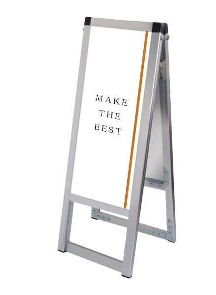 常磐精工 ポスタースタンド バリウススタンド看板 A4縦縦両面 VASKAC-A4TTR|【店舗用品】