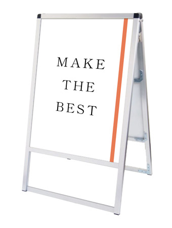 常磐精工 ポスタースタンド バリウススタンド看板 B1両面 VASKAC-B1R|【店舗用品】