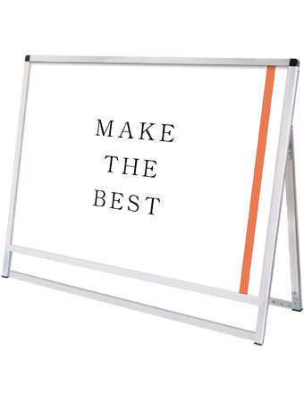 常磐精工 ポスタースタンド バリウススタンド看板 B1横ロウ片面 VASKAC-B1YLK|【店舗用品】