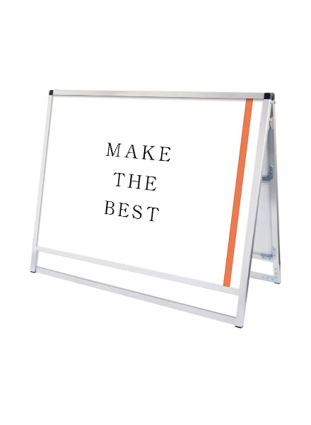 常磐精工 ポスタースタンド バリウススタンド看板 B1横ロウ両面 VASKAC-B1YLR|【店舗用品】