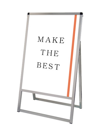 常磐精工 ポスタースタンド バリウススタンド看板 B2片面 VASKAC-B2K|【店舗用品】