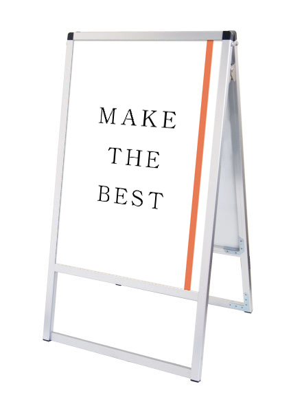 常磐精工 ポスタースタンド バリウススタンド看板 B2両面 VASKAC-B2R|【店舗用品】