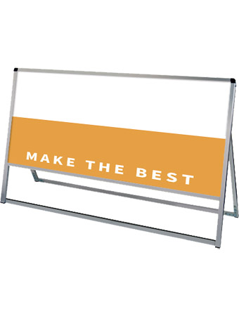 常磐精工 ボードスタンド バリウススタンド看板 アルミ複合板 1200×600片面 VASKAP-1200X600K|【店舗用品】