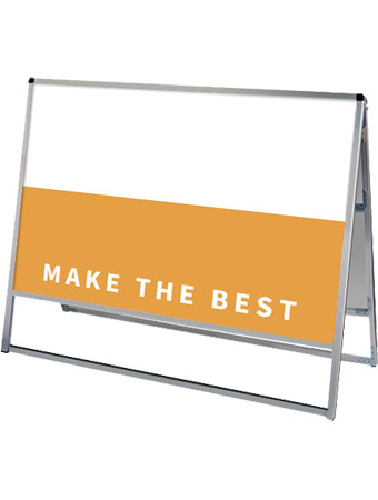 常磐精工 ボードスタンド バリウススタンド看板 アルミ複合板1200×900両面 VASKAP-1200X900R|【店舗用品】