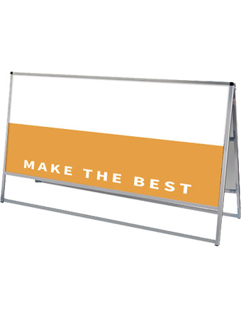 常磐精工 ボードスタンド バリウススタンド看板 アルミ複合板1800×900両面 VASKAP-1800X900R|【店舗用品】