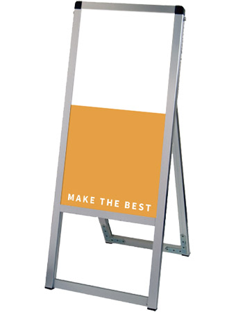 常磐精工 ボードスタンド バリウススタンド看板 アルミ複合板 300×600片面 VASKAP-300X600K|【店舗用品】