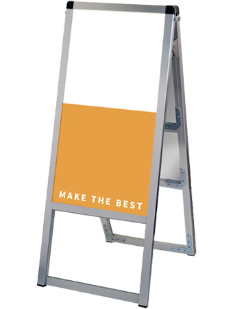 常磐精工 ボードスタンド バリウススタンド看板 アルミ複合板 300×600両面 VASKAP-300X600R|【店舗用品】