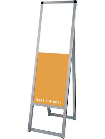常磐精工 ボードスタンド バリウススタンド看板 アルミ複合板 300×900片面 VASKAP-300X900K|【店舗用品】