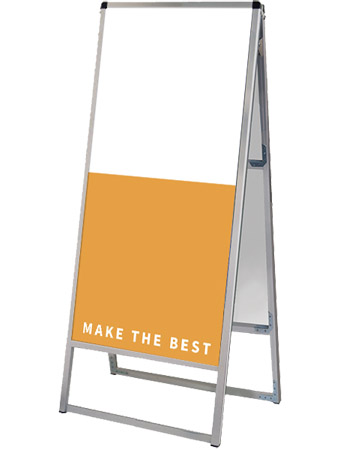 常磐精工 ボードスタンド バリウススタンド看板 アルミ複合板 450×1200両面 VASKAP-450X1200R|【店舗用品】