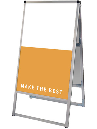 常磐精工 ボードスタンド バリウススタンド看板 アルミ複合板 450×900両面 VASKAP-450X900R|【店舗用品】