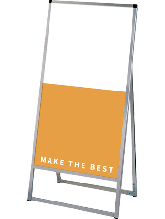 常磐精工 ボードスタンド バリウススタンド看板 アルミ複合板 600×1200片面 VASKAP-600X1200K|【店舗用品】