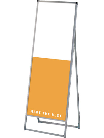 常磐精工 ボードスタンド バリウススタンド看板 アルミ複合板 600×1800片面 VASKAP-600X1800K|【店舗用品】