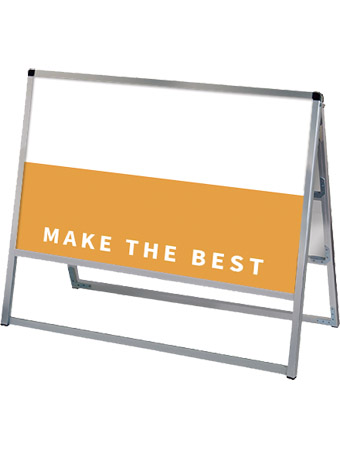 常磐精工 ボードスタンド バリウススタンド看板 アルミ複合板 900×600両面 VASKAP-900X600R|【店舗用品】