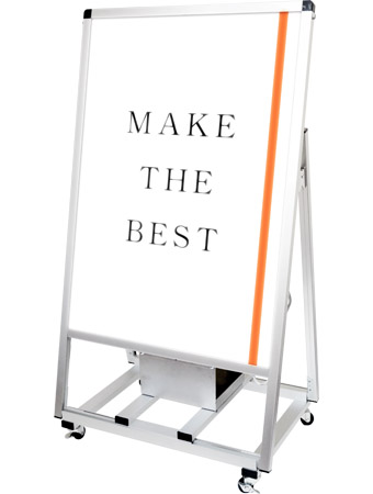 常磐精工 ポスタースタンド バリウススタンド看板バッテリーLED A1片面 VASKBALED-A1K|LEDポスターパネル