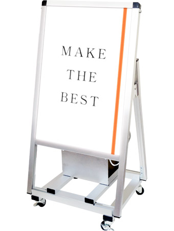 常磐精工 ポスタースタンド バリウススタンド看板バッテリーLED A2片面 VASKBALED-A2K|LEDポスターパネル